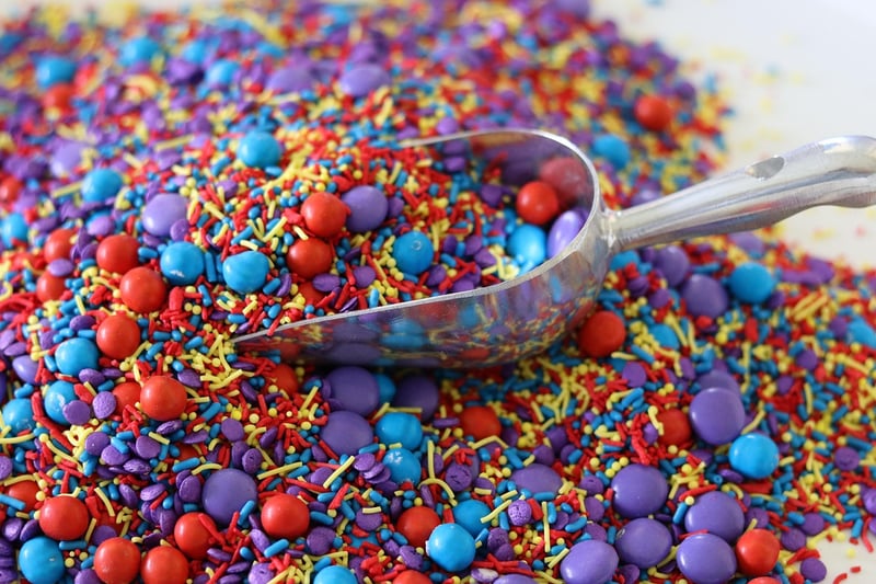 Cupcake with sprinkles